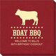 BBQ Cow Linen Like Napkins Image 1 of 3